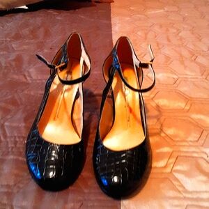 Sam & Libby Size: 10M Black Patent Leather Heels